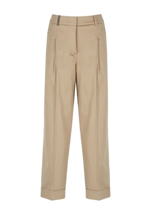 Peserico pleated trousers - Neutrals
