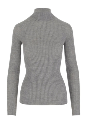 SA SU PHI ribbed turtleneck sweater - Grey