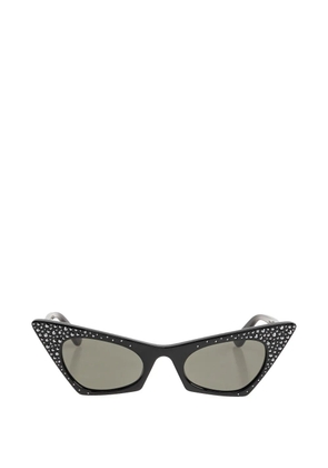Alexander McQueen Eyewear embellished cat-eye sunglasses - Black