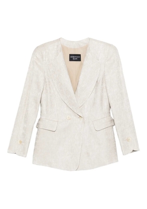 Emporio Armani double-breasted blazer - Neutrals