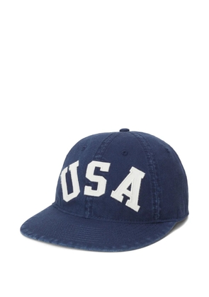 Polo Ralph Lauren USA-appliqué twill cap - Blue