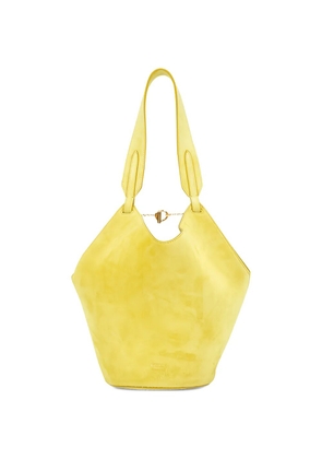 KHAITE mini Lotus chain tote bag - Yellow
