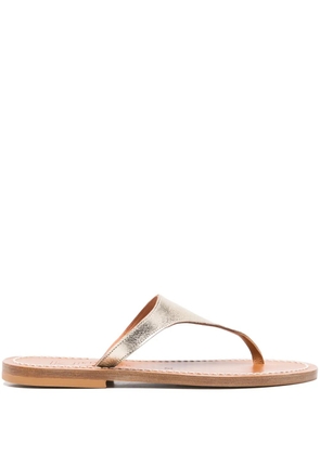 K. Jacques Pegase flip flops - Gold