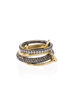 Spinelli Kilcollin 18kt yellow gold Vega four-link stacked ring