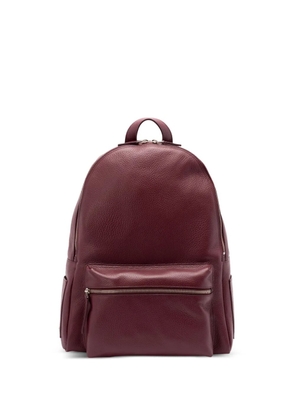 Orciani top-handle leather backpack - Red
