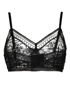 ERES Fantaisie floral-lace bra - Black