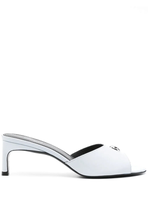 Coperni 65mm leather sandals - Blue