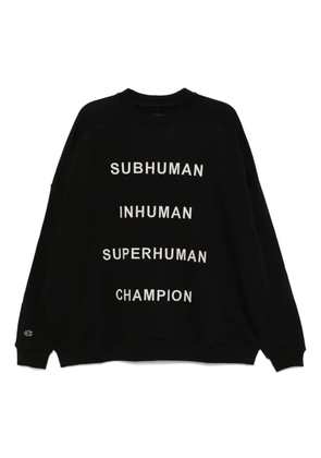 Rick Owens X Champion Jumbo sweatshirt - Black