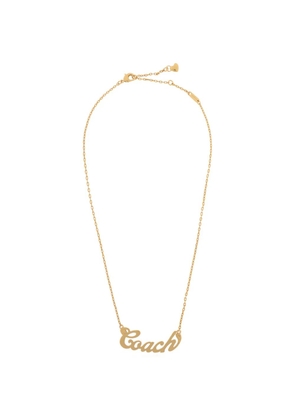 Coach heart detail necklace - Gold