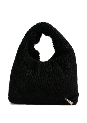 la milanesa textured tote bag - Black