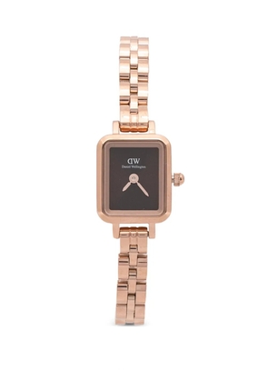 Daniel Wellington Quadro Mini Arch 3-link 18mm watch - Brown