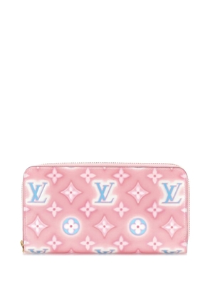 Louis Vuitton Pre-Owned Zippy Wallet Limited Edition Valentine Floral Monogram Vernis small wallets - Pink