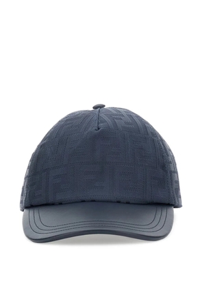 FENDI FF jacquard baseball cap - Blue