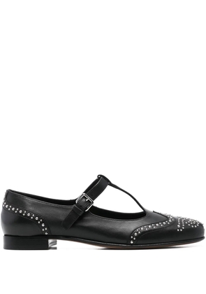 Church's stud-embellished mary jane shoes - Black