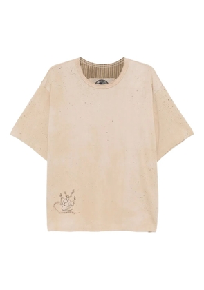 Ziggy Chen cotton T-shirt - Neutrals