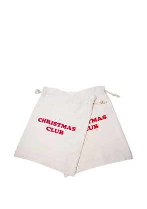 Chinti & Parker large Christmas Club bag - Neutrals