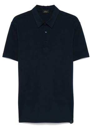 Brioni piqué cotton polo shirt - Blue