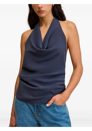 Cult Gaia Augusta cowl-neck top - Blue