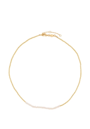 Anni Lu pearl beaded necklace - Gold