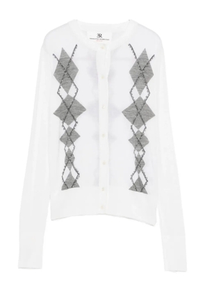 Ermanno Scervino embellished turtleneck sweater - White