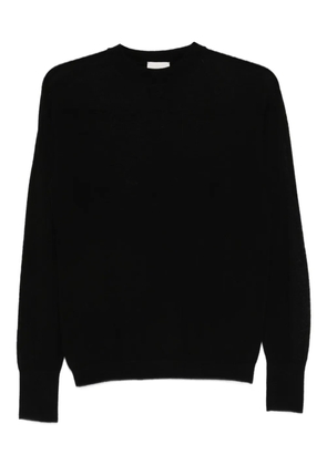Alysi crew-neck wool sweater - Black