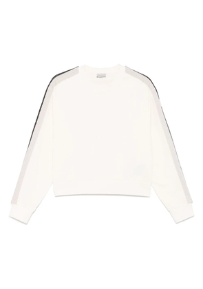 Moncler knitted-trim sweatshirt - Neutrals