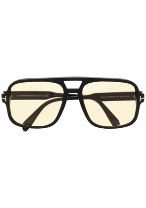 TOM FORD Eyewear tinted pilot-frame sunglasses - Black