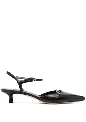 Aeyde 50mm leather pumps - Black