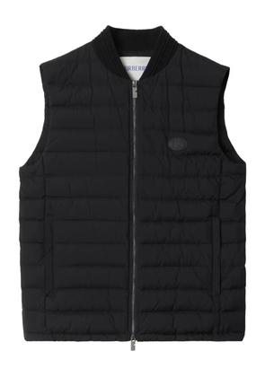 Burberry quilted puffer gilet - Black