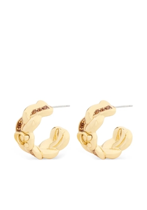 Coach crystal-emellished chain earrings - Gold