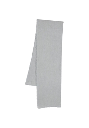 Faliero Sarti frayed virgin wool-cashmere scarf - Grey