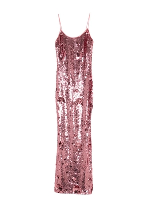 The New Arrivals Ilkyaz Ozel Isis sequined maxi dress - Pink