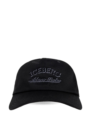 Iceberg embroidered baseball cap - Black
