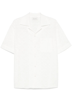Drôle De Monsieur broderie-anglaise shirt - White