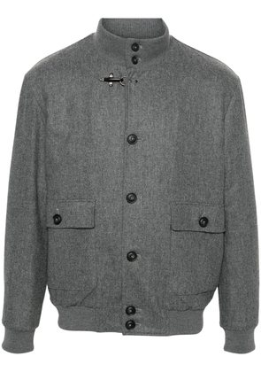 Fay wool bomber jacket - Grey