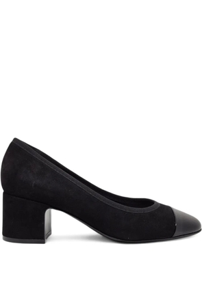 Casadei cap-toe block-heel pumps - Black
