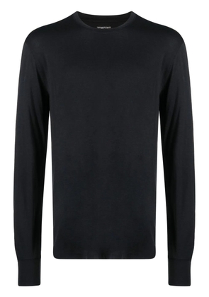 TOM FORD round-neck long-sleeve T-shirt - Black