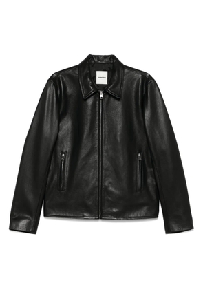 SANDRO leather jacket - Black