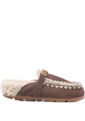 Mou Winter Bio logo mules - Brown