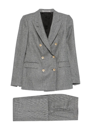 Tagliatore double-breasted checked tailoring - Black