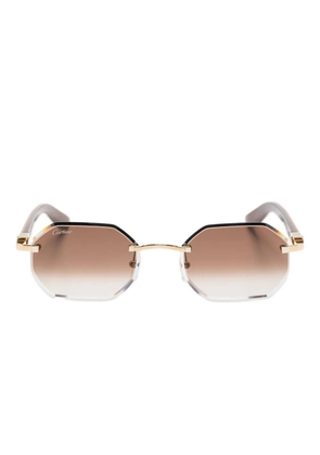 Cartier Eyewear C Décor sunglasses - Gold