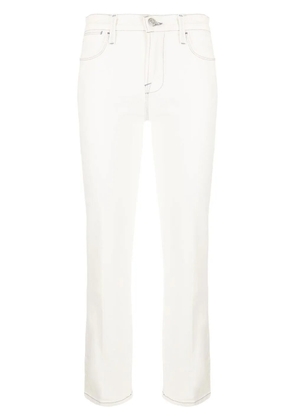 FRAME mid-rise slim fit jeans - White