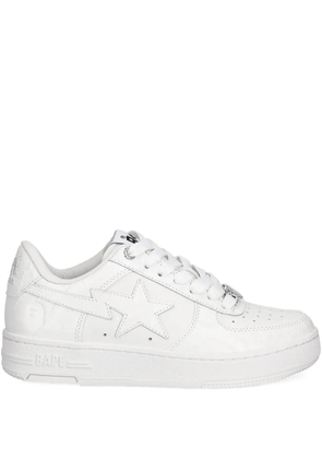A BATHING APE® BAPE STA #3 L textured sneakers - White