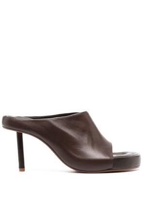 Jacquemus 85mm leather sandals - Brown