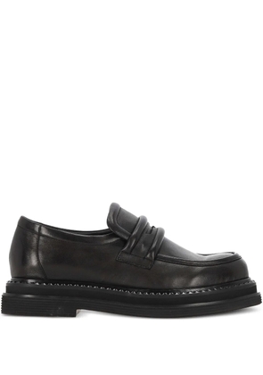 Bruno Premi chunky leather loafers - Black
