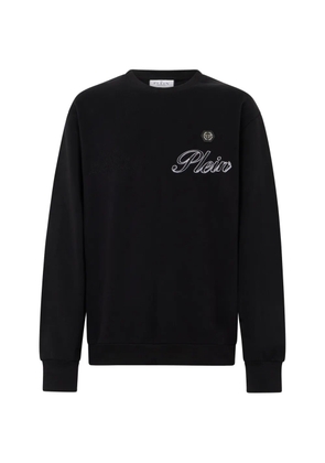 Philipp Plein crew-neck signature sweatshirt - Black