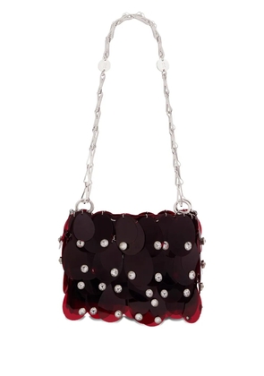 Rabanne chain-strap shoulder bag - Red