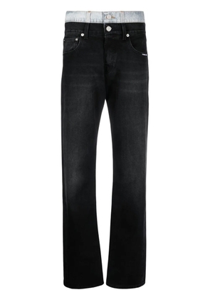 VTMNTS mid-rise straight-leg jeans - Blue