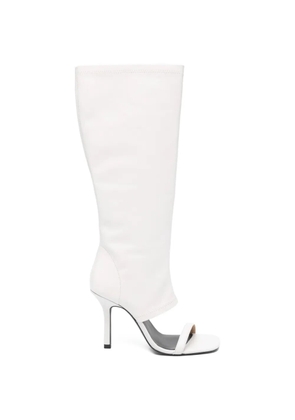 Patrizia Pepe leather heeled sandals - White