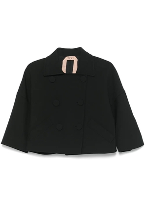 Nº21 double-breasted jacket - Black